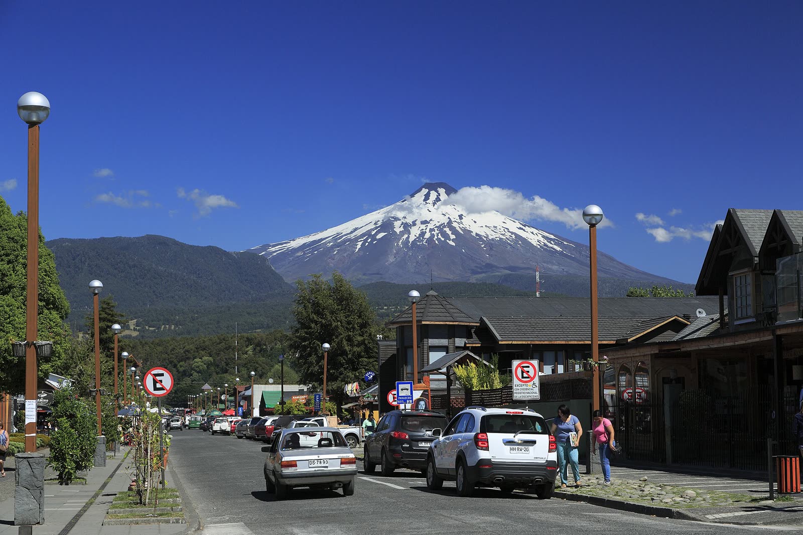 Pucón y el volcán Villarrica
